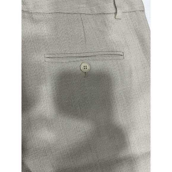 Dolce & Gabbana Dress Pants Tan Viscose Womens Size 46 Made in Italy Designer - Picture 4 of 5